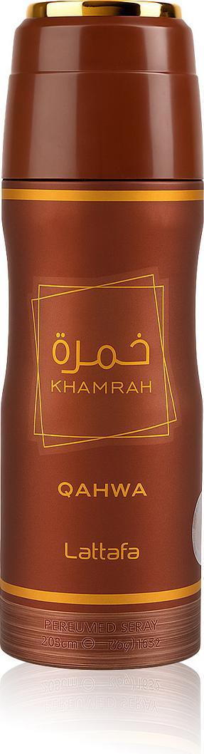 Lattafa Khamrah Qahwa Deospray Unisex 200Ml