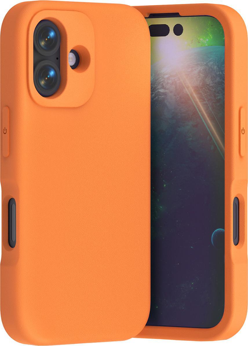 Cover Protettiva In Eva Morbida Per Iphone 17, Custodia Antiurto, Cover Leggera Anti-Shock Arancione