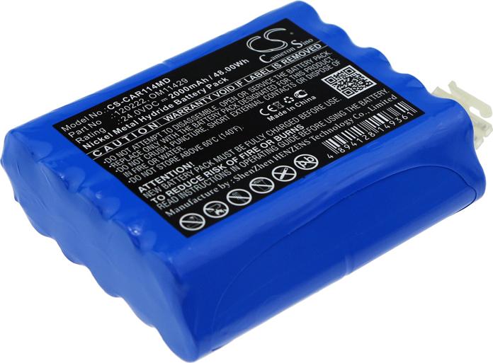 Techtek Batteria Compatibile Con [Cardioline] 3 Digital Ecg, Delta 1 Plus, Delta 3 Plus, Ecg Delta 1, Ecg Delta 1+, Ecg Delta 3+ Sostituisce 0593, Pe