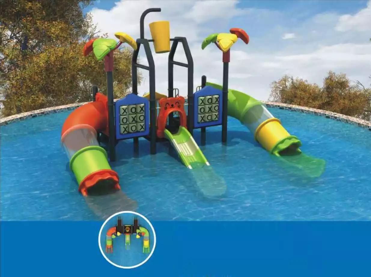 Torre Gioco Con Scivoli Attività Casa Gioco Giardino Parco Giochi