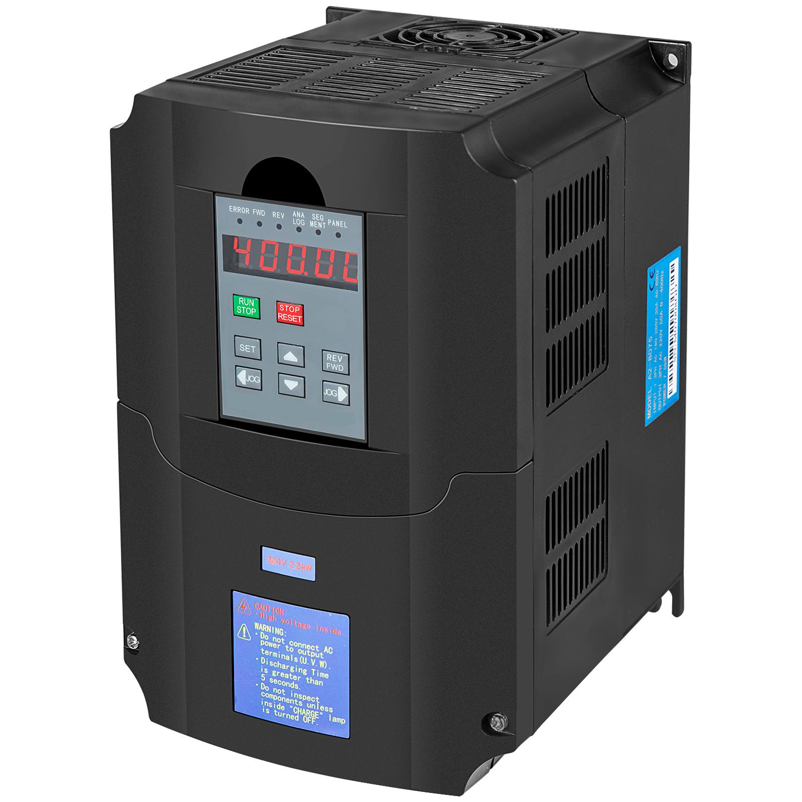 Vevor 2.2KW 380V Inverter Di Frequenza 3HP Driver A Frequenza Variabile Vfd Convertitore Di Frequenza Inverter Drive Trasformatore Di Frequenza Vfd
