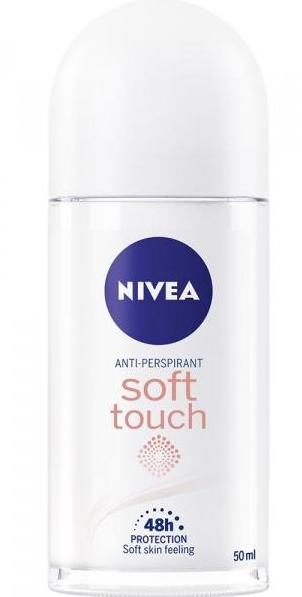 Nivea Donna Soft Touch Ball Deodorante, 50 Ml