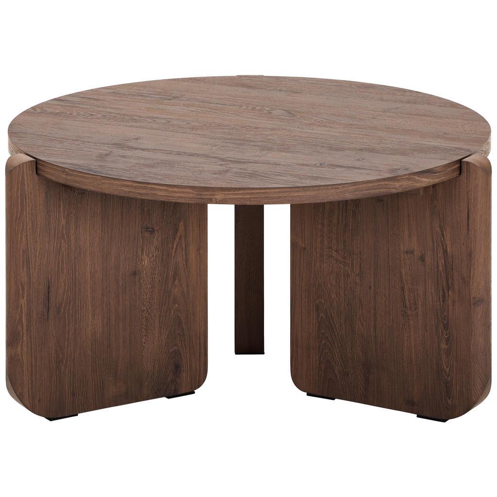 Livetastic Couchtisch , Braun , Holzwerkstoff , rund , Stativgestell , 83x40x83 cm , Wohnzimmer, Wohnzimmertische, Couchtische, Couchtische rund