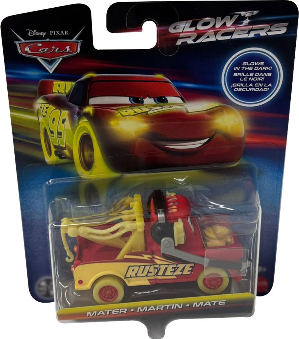 Disney Martin Cars Glow Racers Die Cast Veicolo Si Illumina Al Buio, Edizione Da Collezione, Mattel HPG78