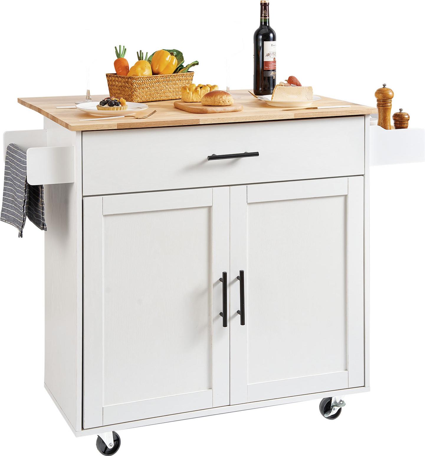 Vevor Isola Da Cucina Carrello Da Cucina 1190X695X905Mm Porta Asciugamani Carrello Laterale