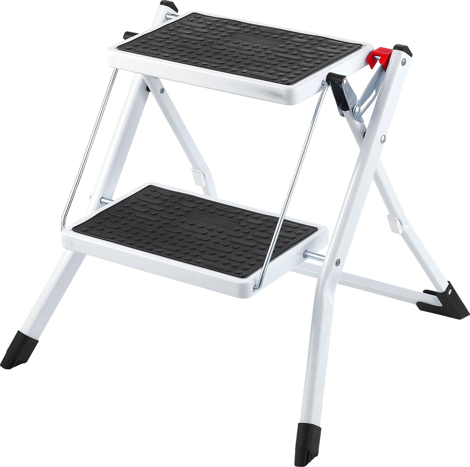 Vevor Scala Domestica 500X480X450Mm Scaletta Pieghevole In Acciaio Scaletta A 2 Gradini Capacità Di Carico 150Kg Scaletta Pieghevole Scaletta A Due Gradini Altezza 445Mm Scaletta Da Cucina Sgabello Antiscivolo