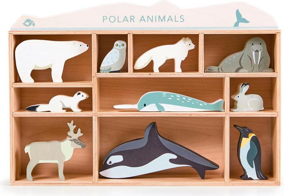 Tender Leaf, Animali Da Gelato In Legno, Giocattolo Educativo Sostenibile