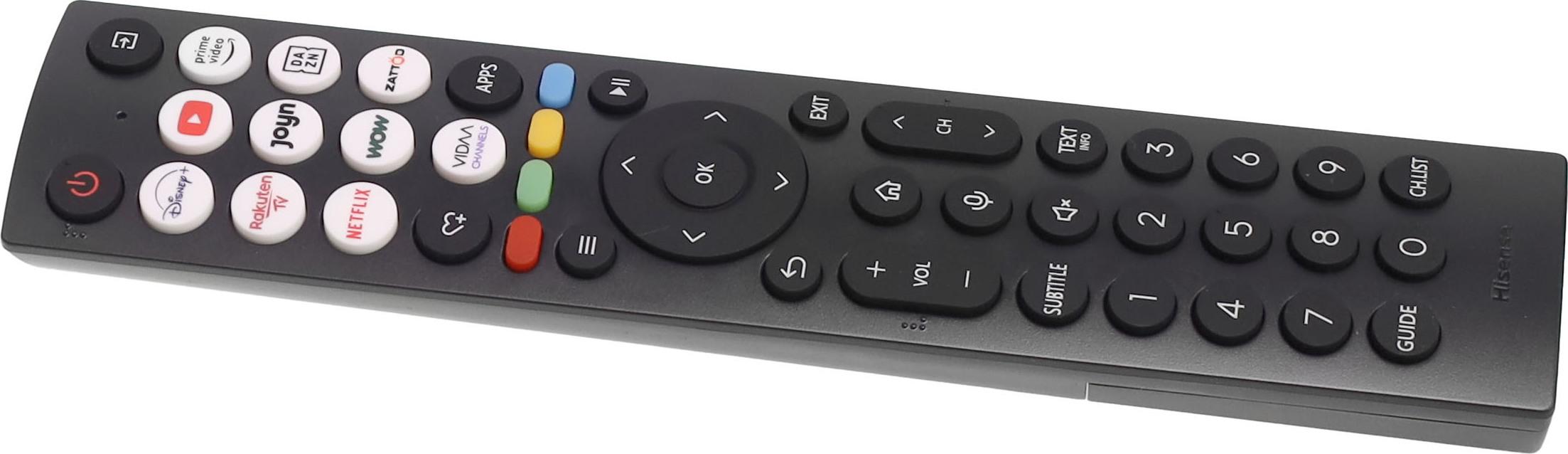 Hisense HT401163 ERF2AD36H Telecomando Per Il Televisore 43E77NQ 4K Qled Smart Tv