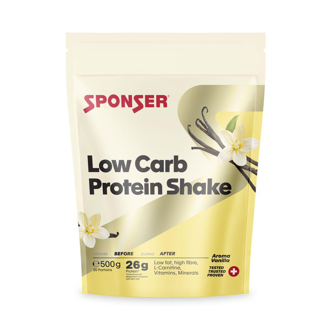 Sponser Unisex Low Carb Protein Shake - Vanilla (500g)
