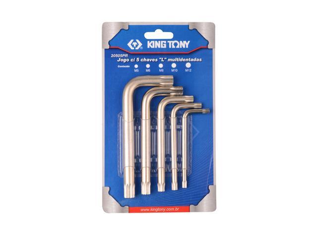 King Tony Spline Set Di Chiavi 5Pcs M5-M12