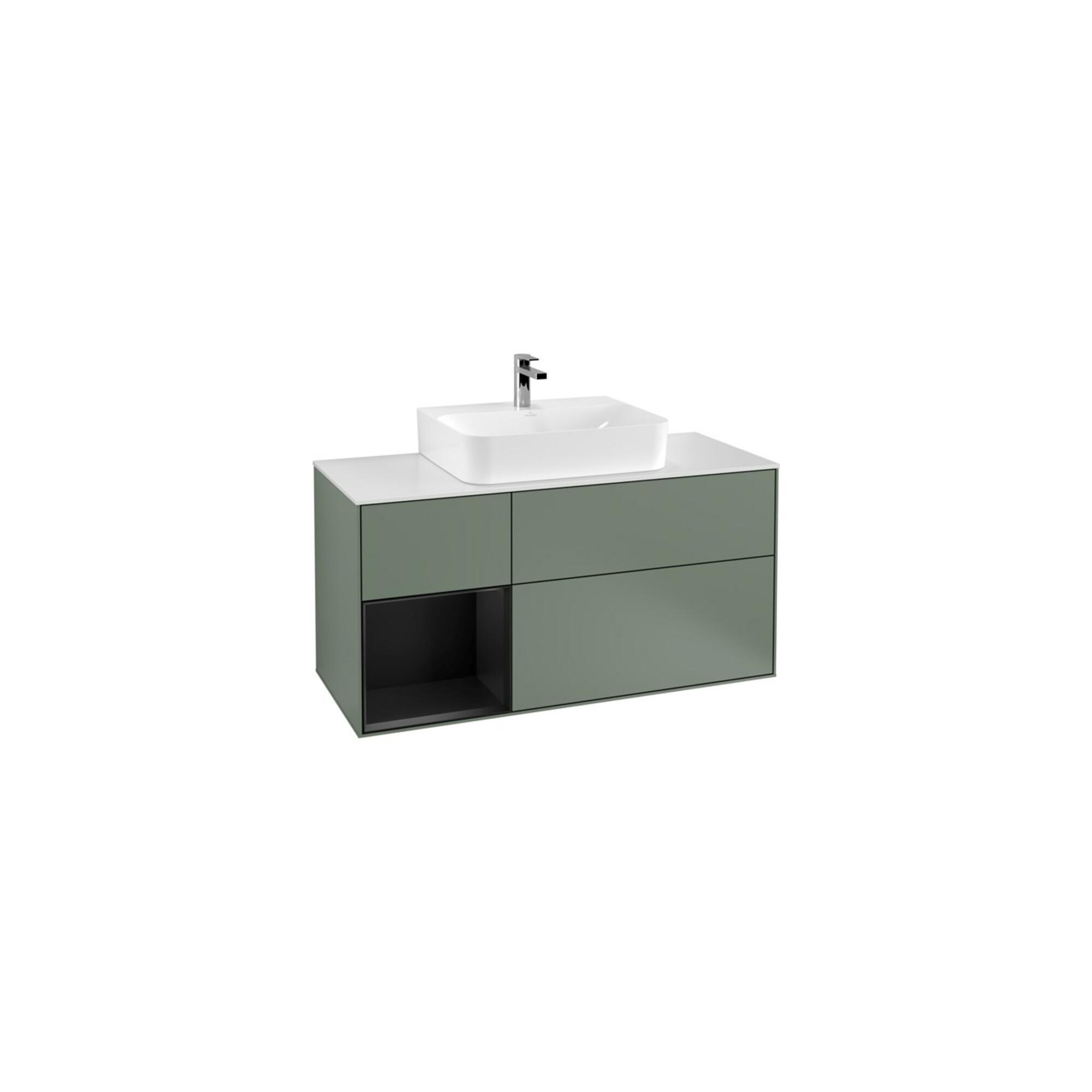 V&B Waschtischunterschrank Finion 120Cm, Pl W M, Rg L B M Lac, Oli. M Lac ; Villeroy & Boch (F161PDGM)