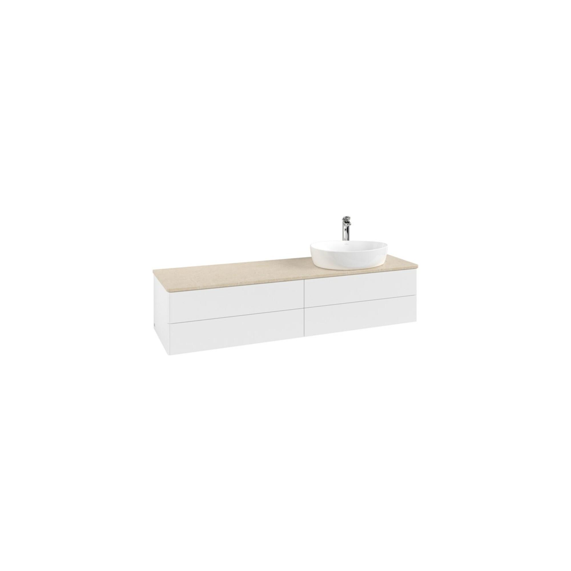 V&B Waschtischunterschrank Ohne Frontstruktur Antao 160X50Cm, Hl, Wbp Botti., Wh. M Lac ; Villeroy & Boch (K27053MT)