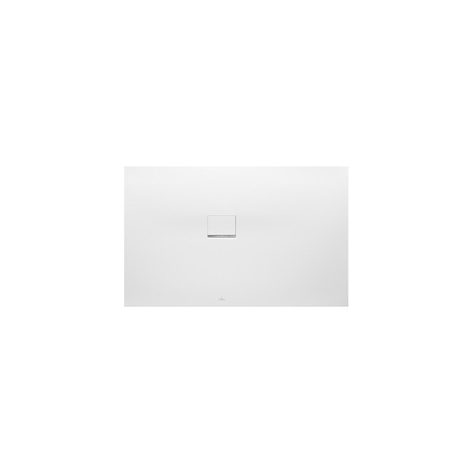 V&B Duschwanne Squaro Infinity 100X75X4Cm, Ant, Eck-Einbau Li Gg Wand ; Villeroy & Boch (UDQ1075SQI2LV-1S)