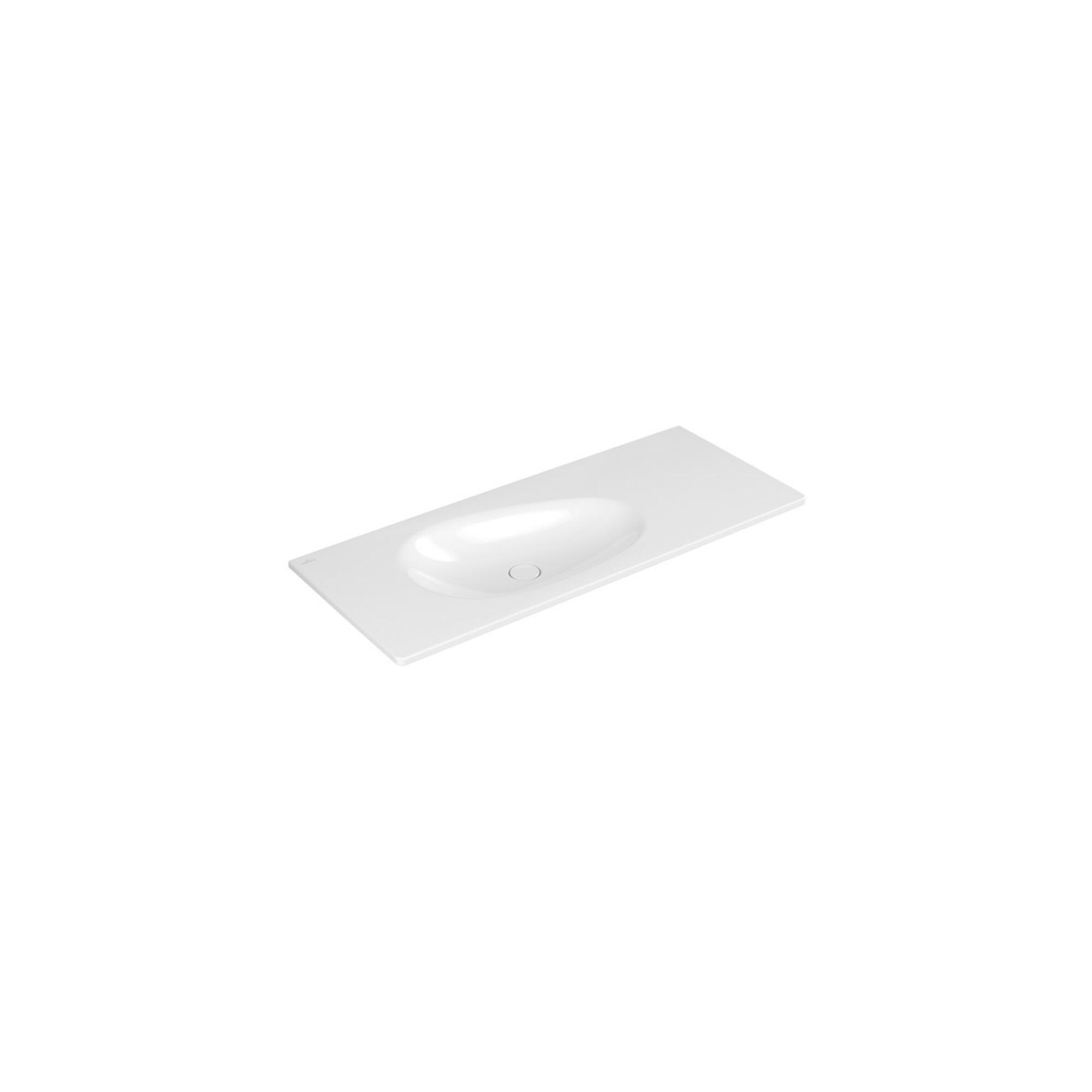 V&B Schrankwaschtisch Antao 120X50Cm, Eck., O. ÜBerlauf, Weiß C-Plus ; Villeroy & Boch (4A77L3R1)