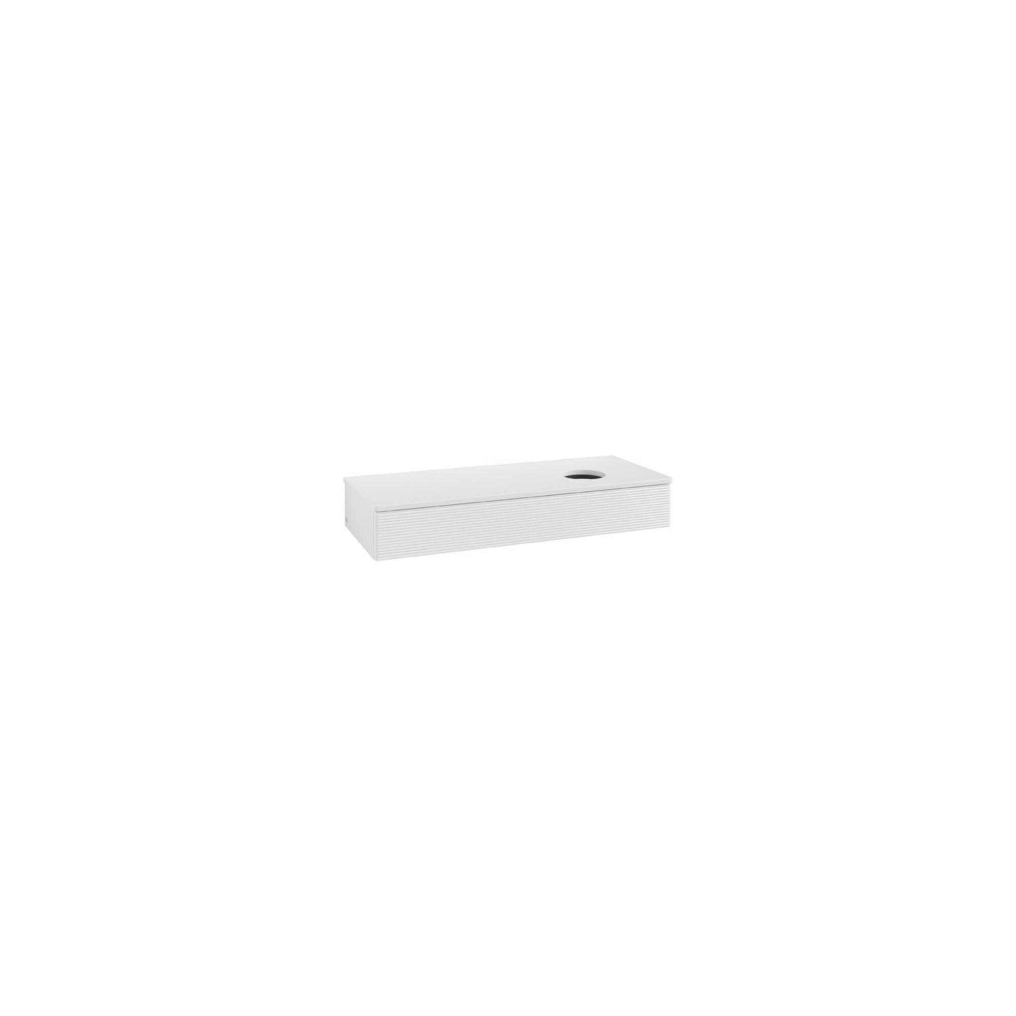 V&B Waschtischunterschrank Mit Frontstruktur Antao 120X19X50Cm, Wbp-Farbe Lac, Glo Wh. Lac ; Villeroy & Boch (K12110GF)