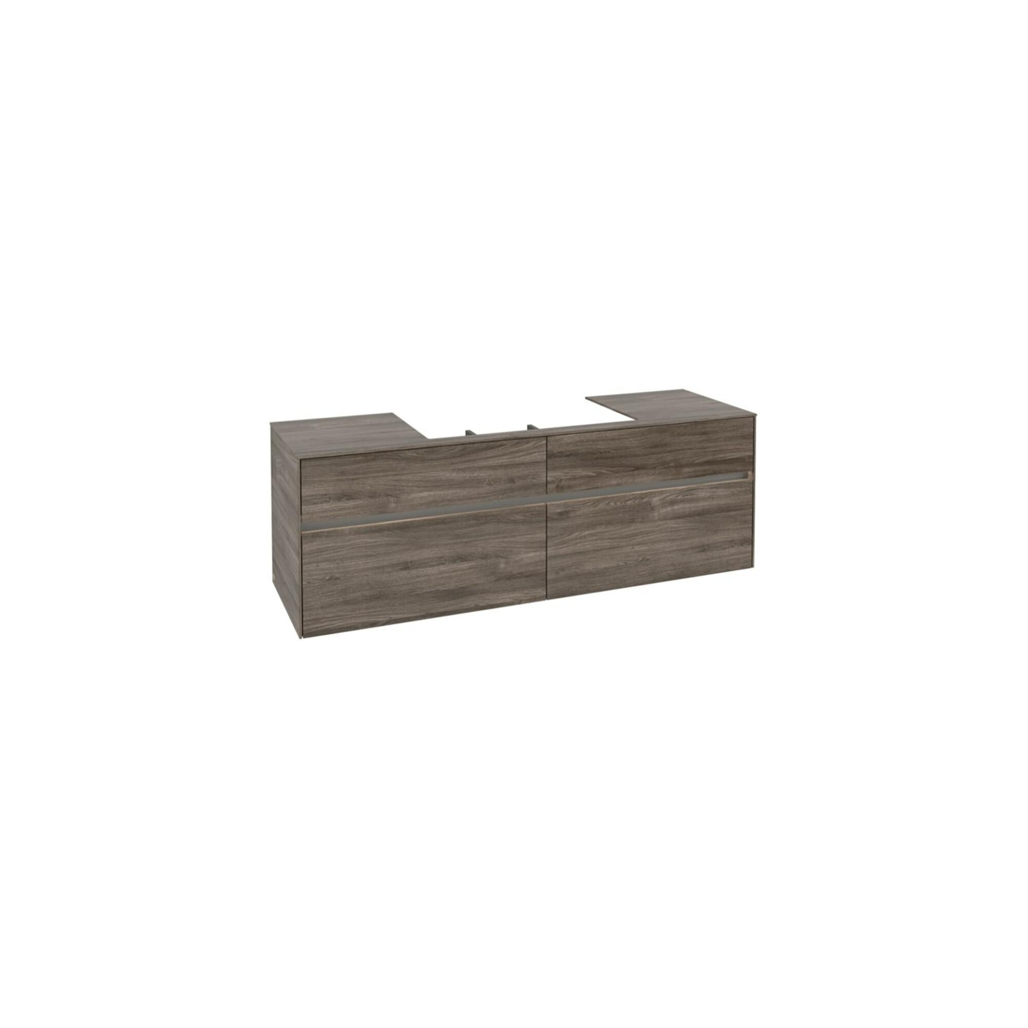 V&B Waschtischunterschrank Collaro 160X54,8X50Cm, Wt Mi, Led 12W, St. Oa ; Villeroy & Boch (C028B0RK)