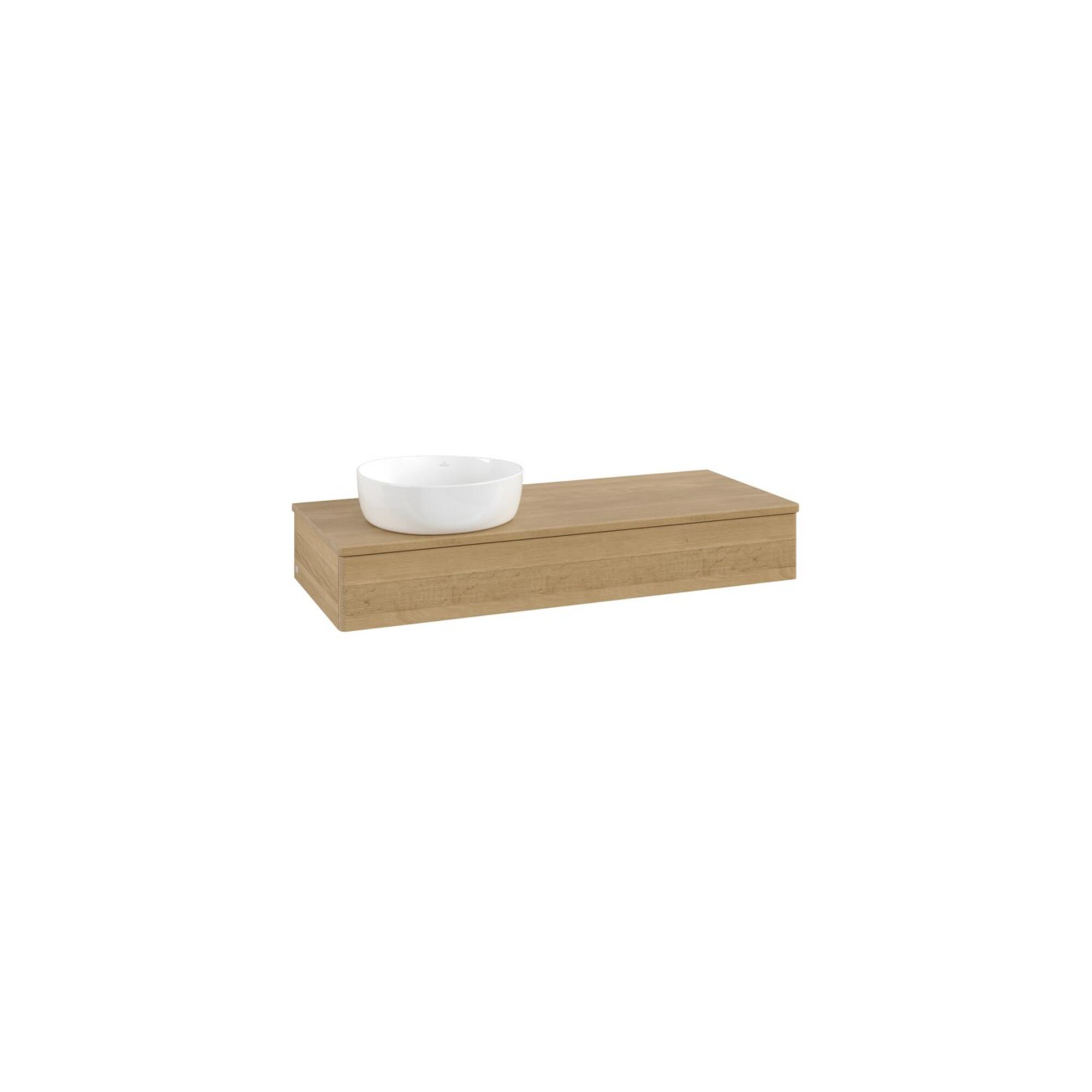 V&B Waschtischunterschrank Ohne Frontstruktur, Mit Beleuchtung Antao 120X19X50Cm, Wbp-Farbe Hon. Oa, Hon. Oak ; Villeroy & Boch (L11011HN)