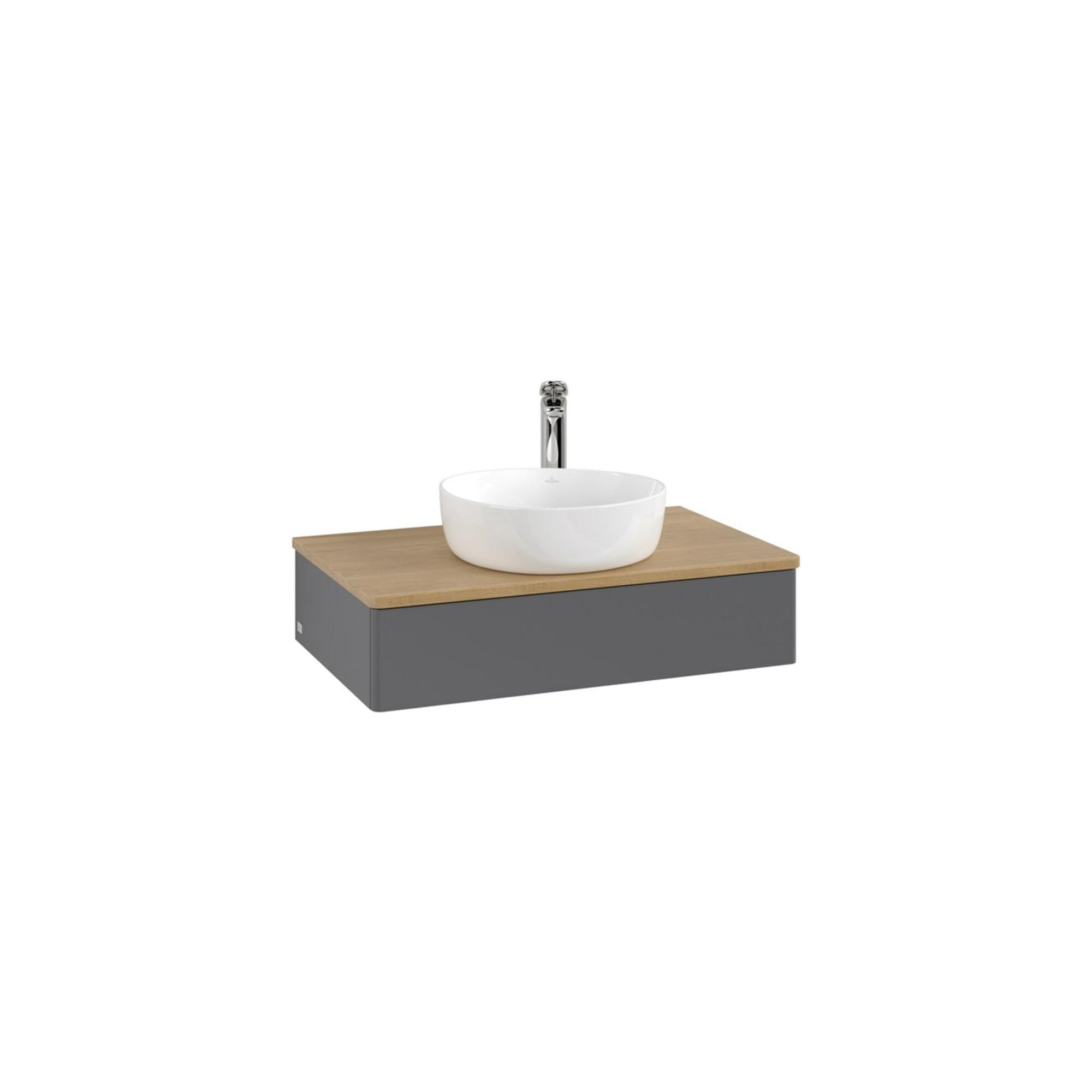 V&B Waschtischunterschrank Ohne Frontstruktur -Beleuchtung Antao 80X19X50Cm, Hl, Wbp Hon. Oa, A M Lac ; Villeroy & Boch (L08051GK)