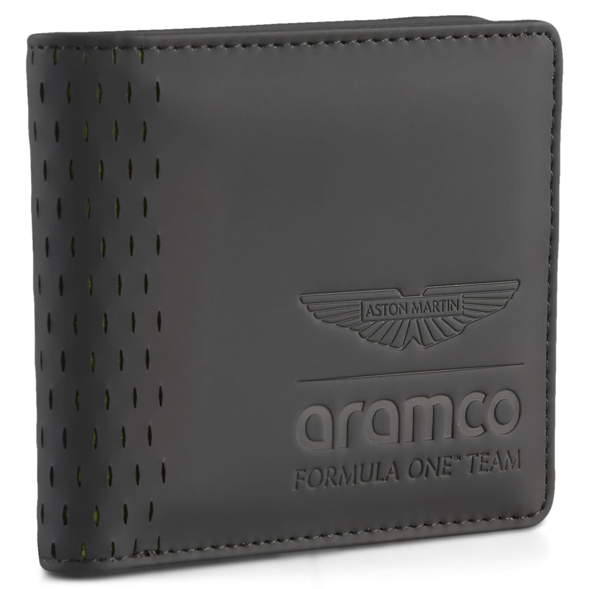 Dokumententasche Puma "Puma X Aston Martin Aramco F1 Team Portemonnaie Erwachsene", Gr. B/H/T: 23Cm X 9,5Cm Onesize, Schwarz, Taschen