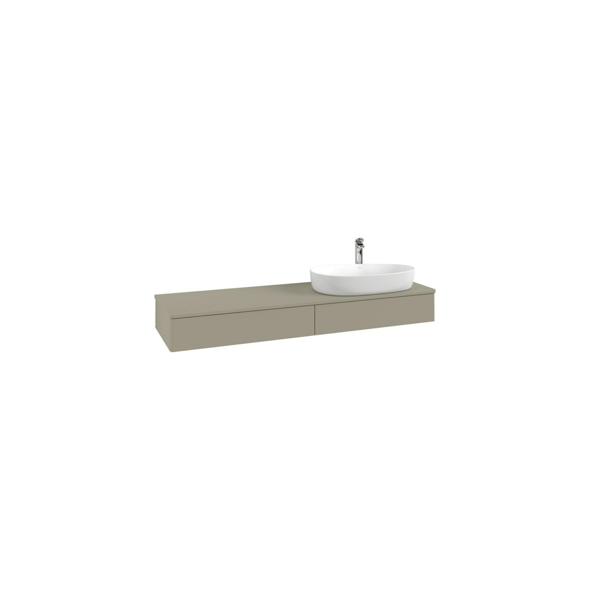 V&B Waschtischunterschrank Ohne Frontstruktur Antao 160X50Cm, Hl, Wbp-Farbe Lac, Glo Wh. Lac ; Villeroy & Boch (K16050GF)