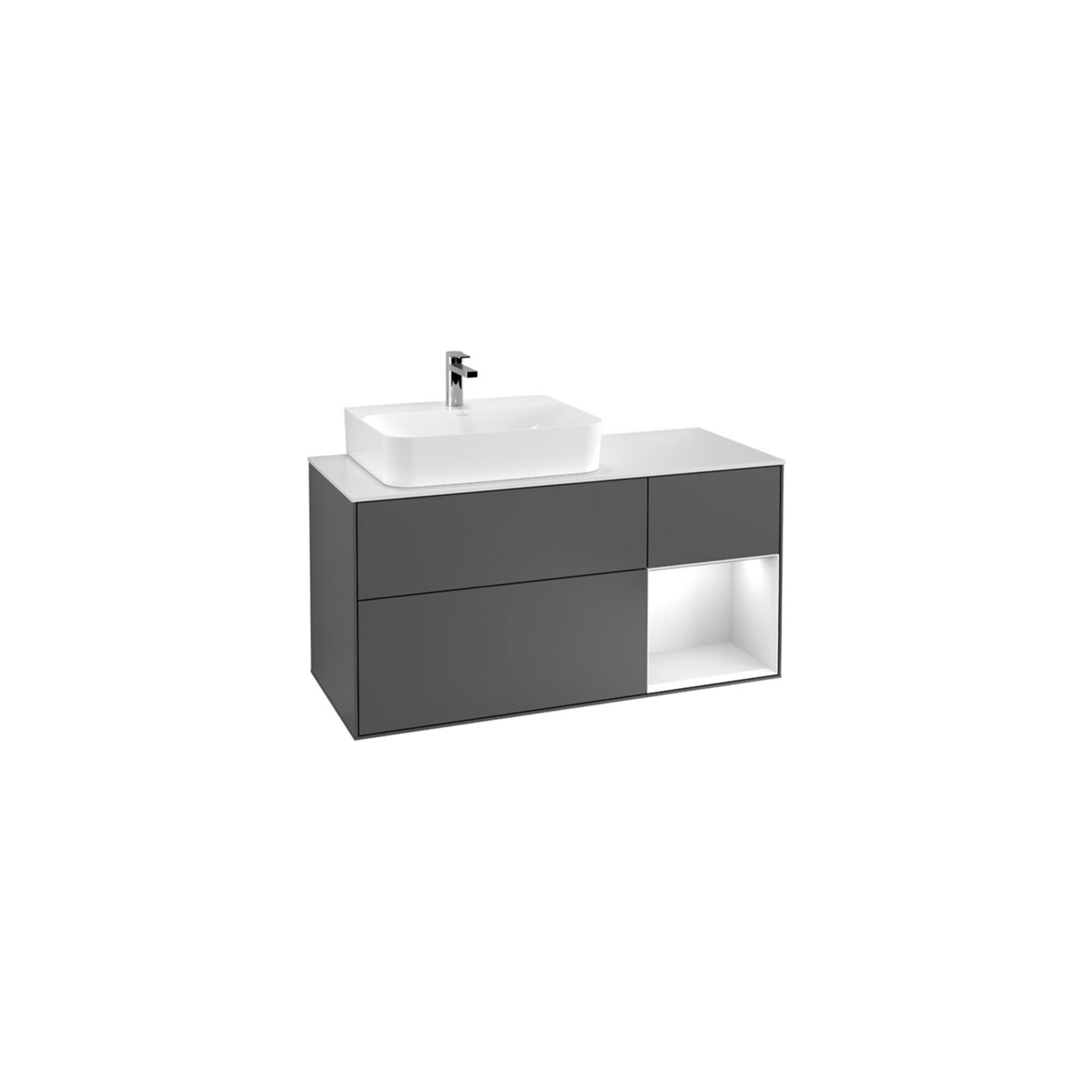 V&B Waschtischunterschrank Wandbeleuchtung Finion 120Cm, Pl W M, Rg L Si G M La, Si G M La ; Villeroy & Boch (G151HJHJ)