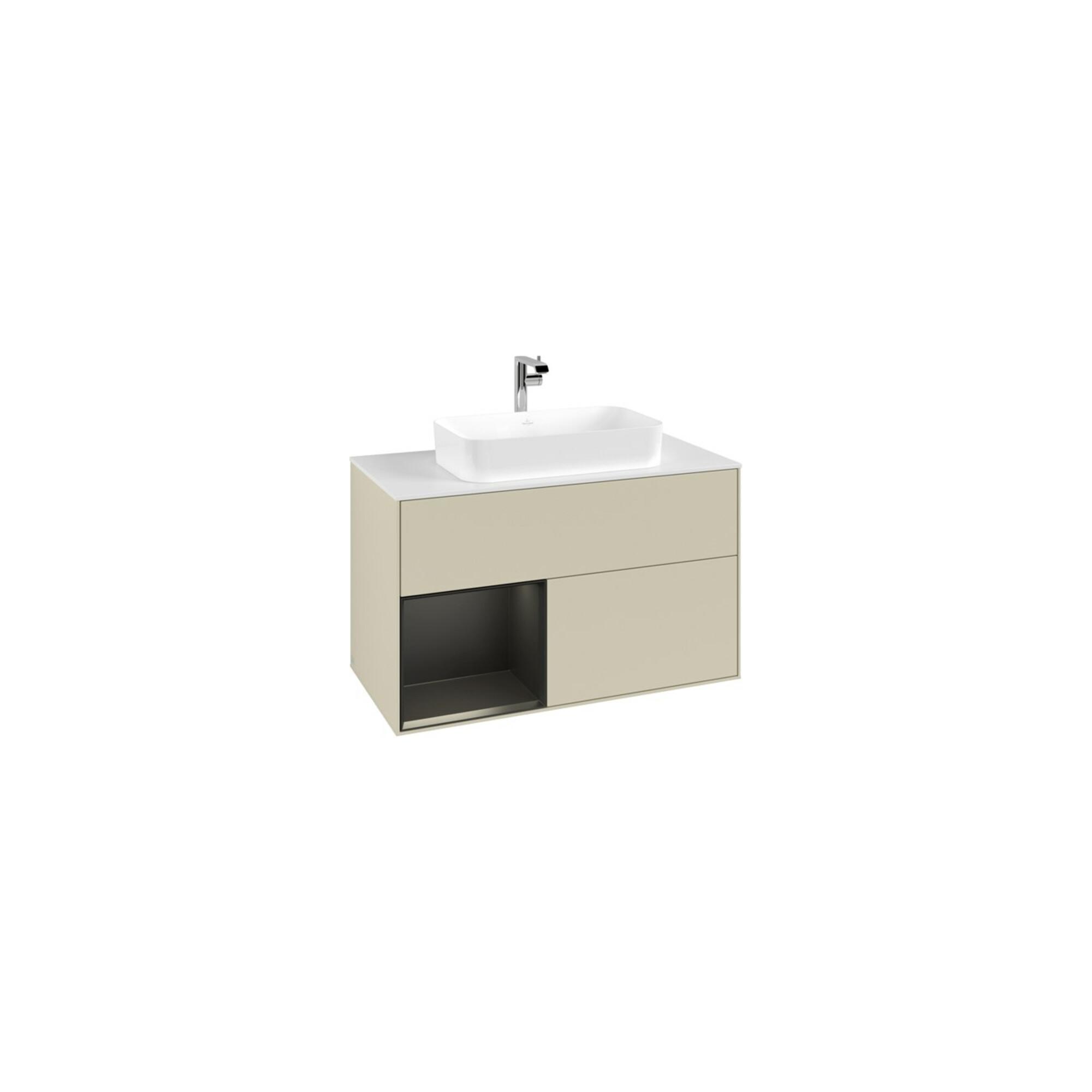 V&B Waschtischunterschrank Abdeckplatte Wh. M Finion 100X60,3Cm, Rg Li Bla M Lac, Si Gr M Lac ; Villeroy & Boch (F241PDHJ)
