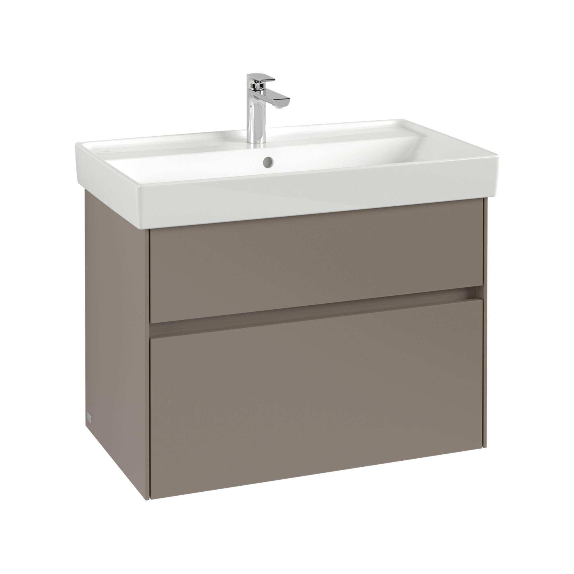 V&B Waschtischunterschrank Collaro 75,4X54,6X44,4Cm, WT Mittig, Black Oak ; Villeroy & Boch (C01000AB)