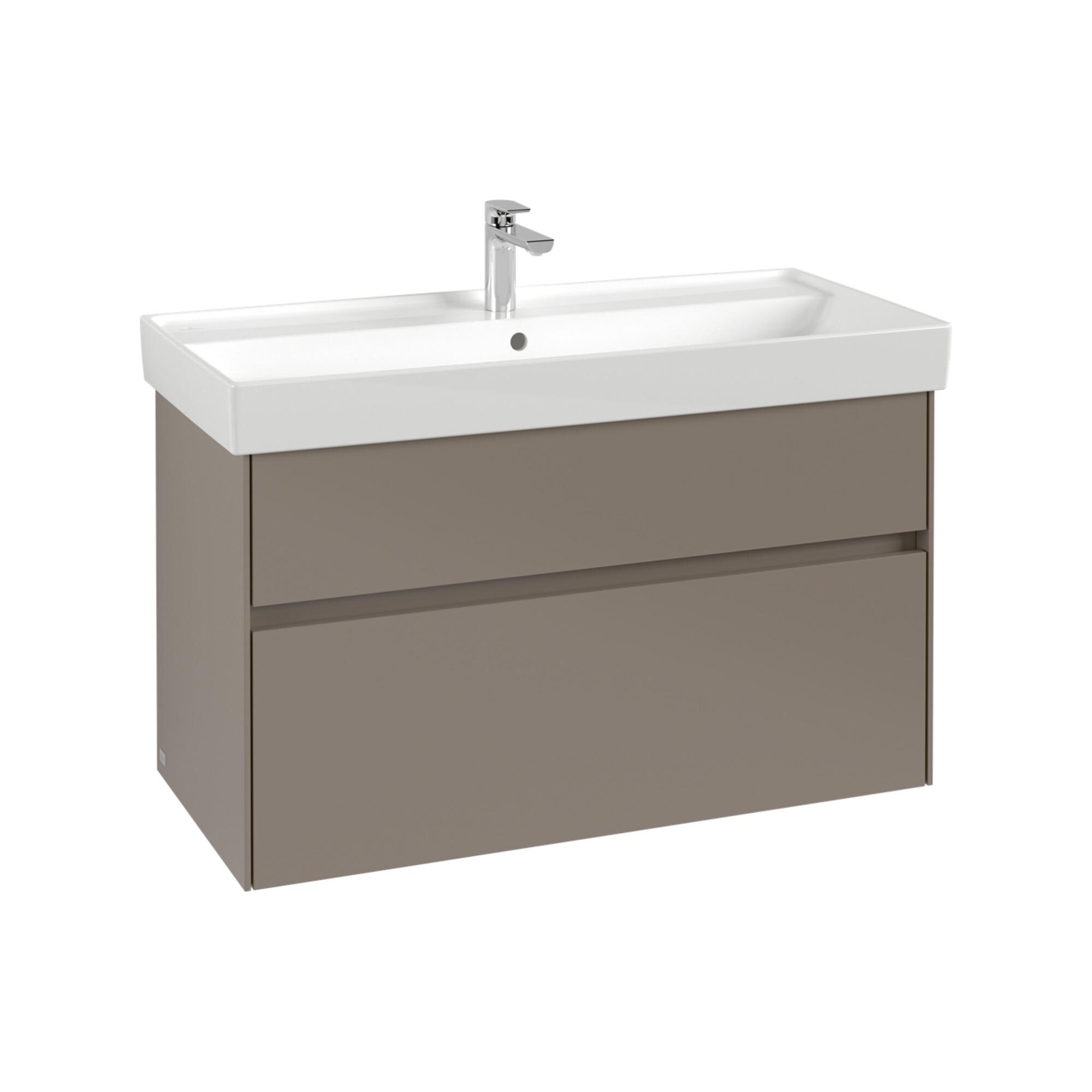 V&B Waschtischunterschrank Collaro 95,4X54,6X44,4Cm, Wt Mittig, Black Oak ; Villeroy & Boch (C01100AB)