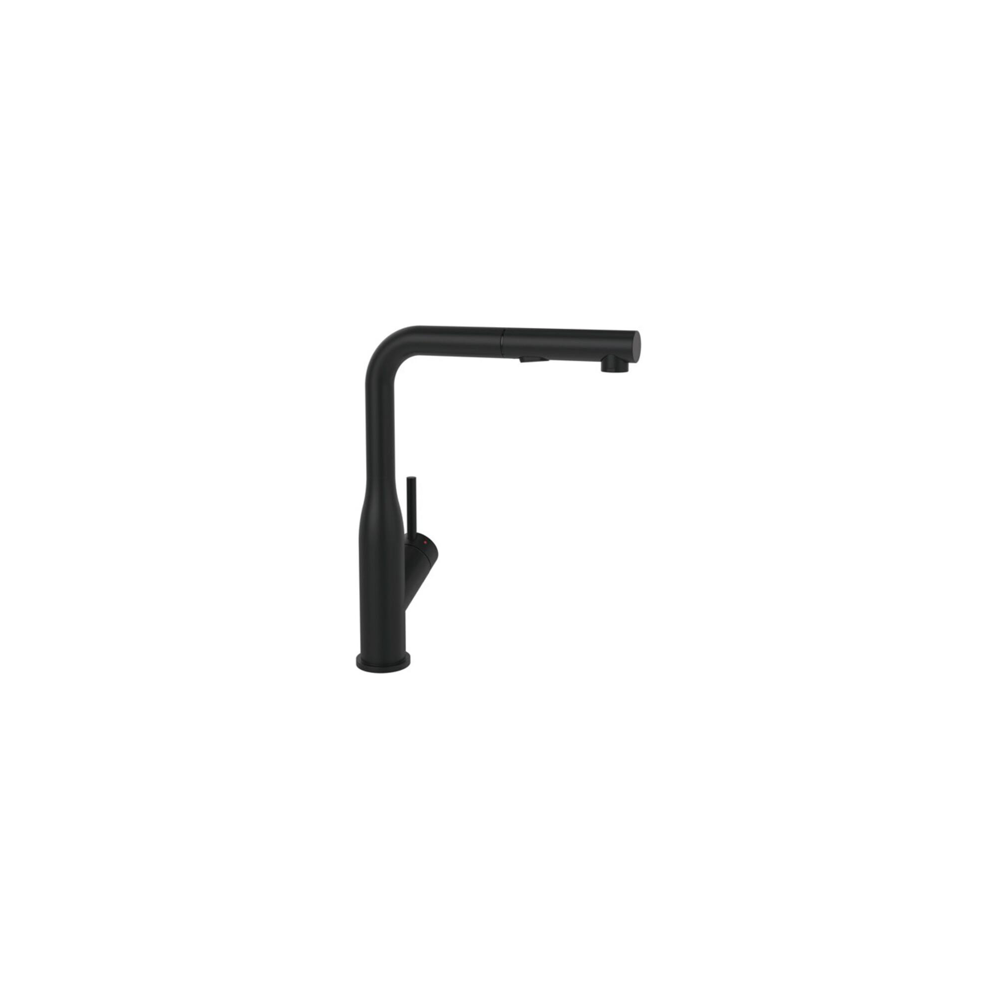 V&B SpüLtisch-Einhebelmischer Subway Style Shower Ausziehbar, Matt Black ; Villeroy & Boch (92850006)