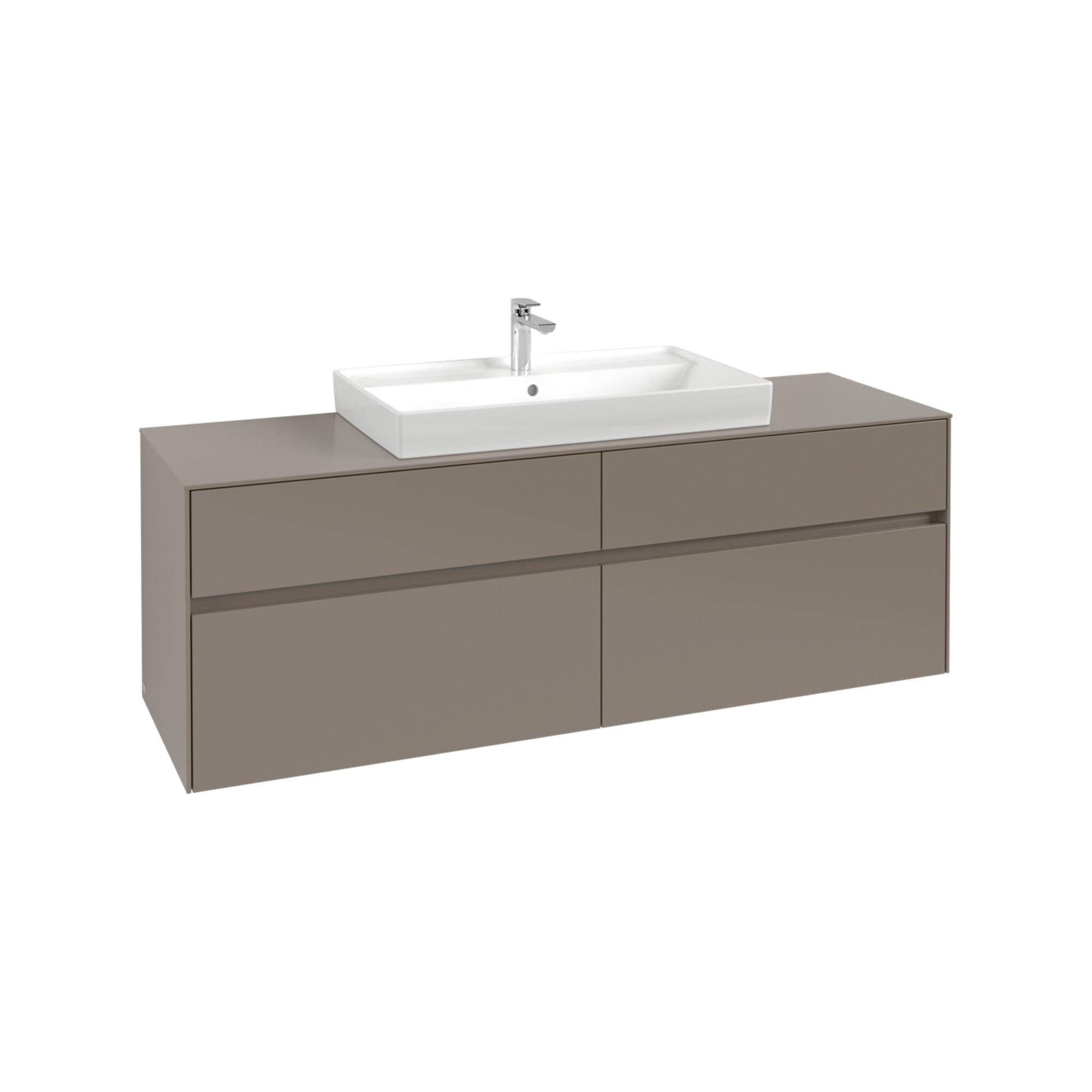 V&B Waschtischunterschrank Collaro 160X54,8X50Cm, Wt Mittig, Wine Red ; Villeroy & Boch (C02800AH)