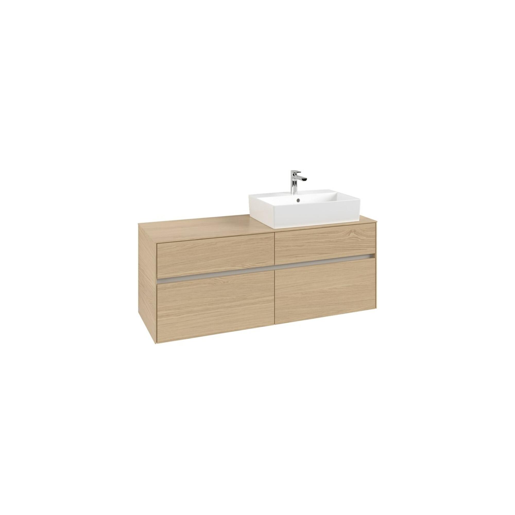 V&B Waschtischunterschrank Collaro 140X54,8X50Cm, Wt Rechts, Nordic Oak ; Villeroy & Boch (C13300VJ)