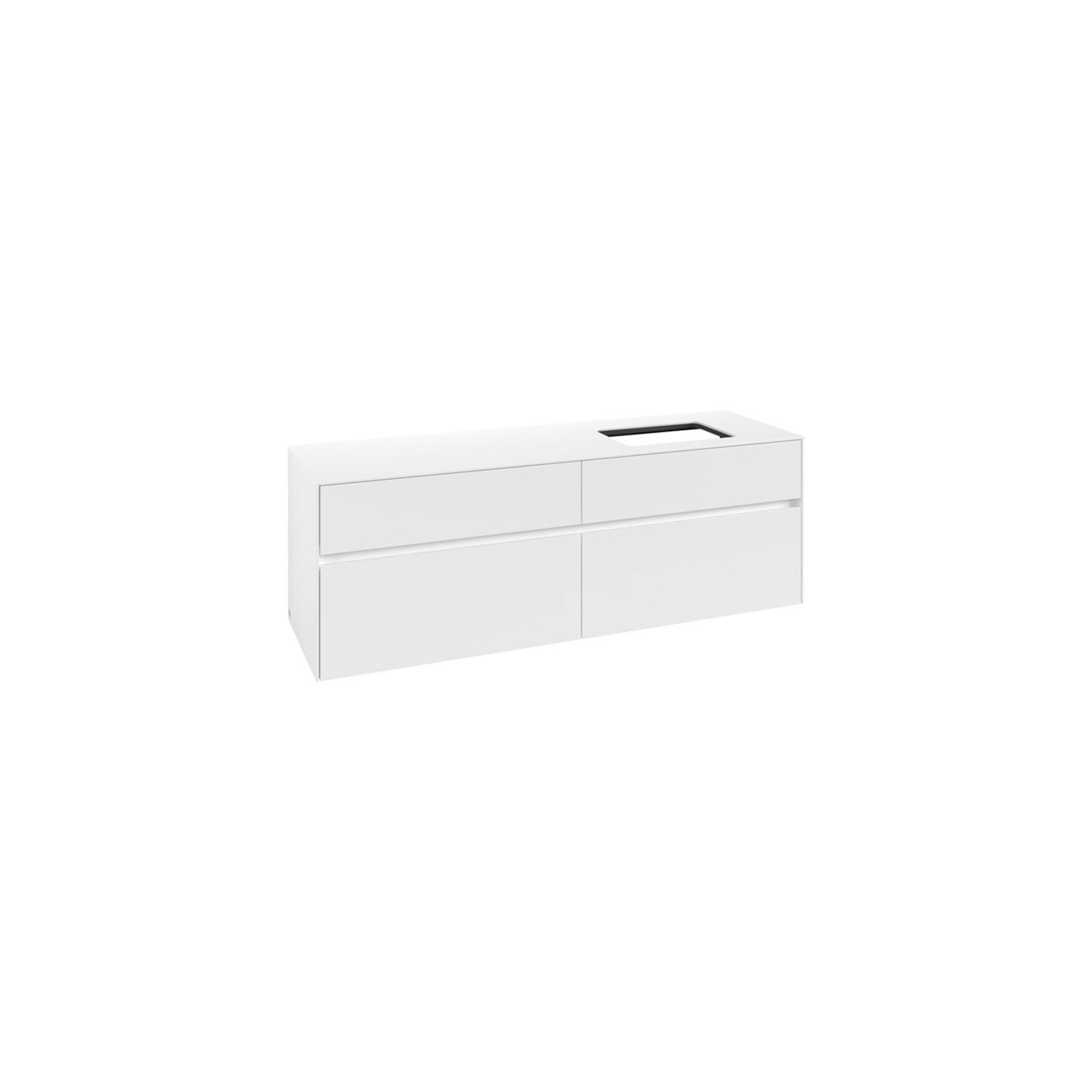 V&B Waschtischunterschrank Collaro 160X54,8X50Cm, Wt Rechts, White Matt ; Villeroy & Boch (C12200MS)