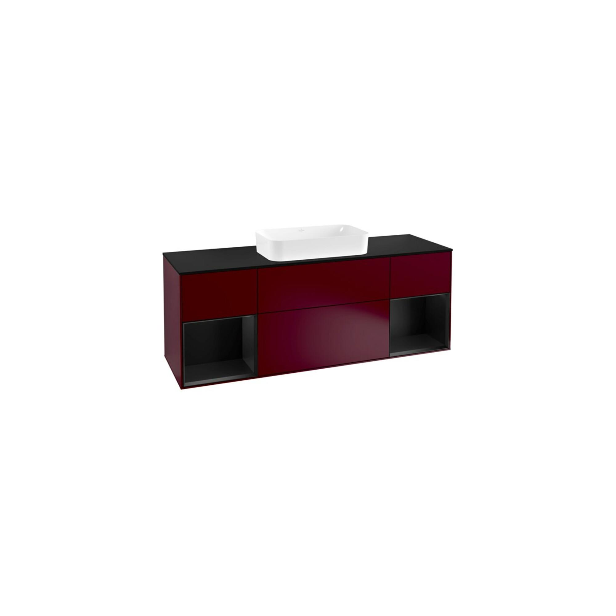 V&B Waschtischunterschrank Abdeckplatte Bla M Finion 160X60Cm, Reg Bla M Lacquer, Peony Matt ; Villeroy & Boch (F332PDHB)