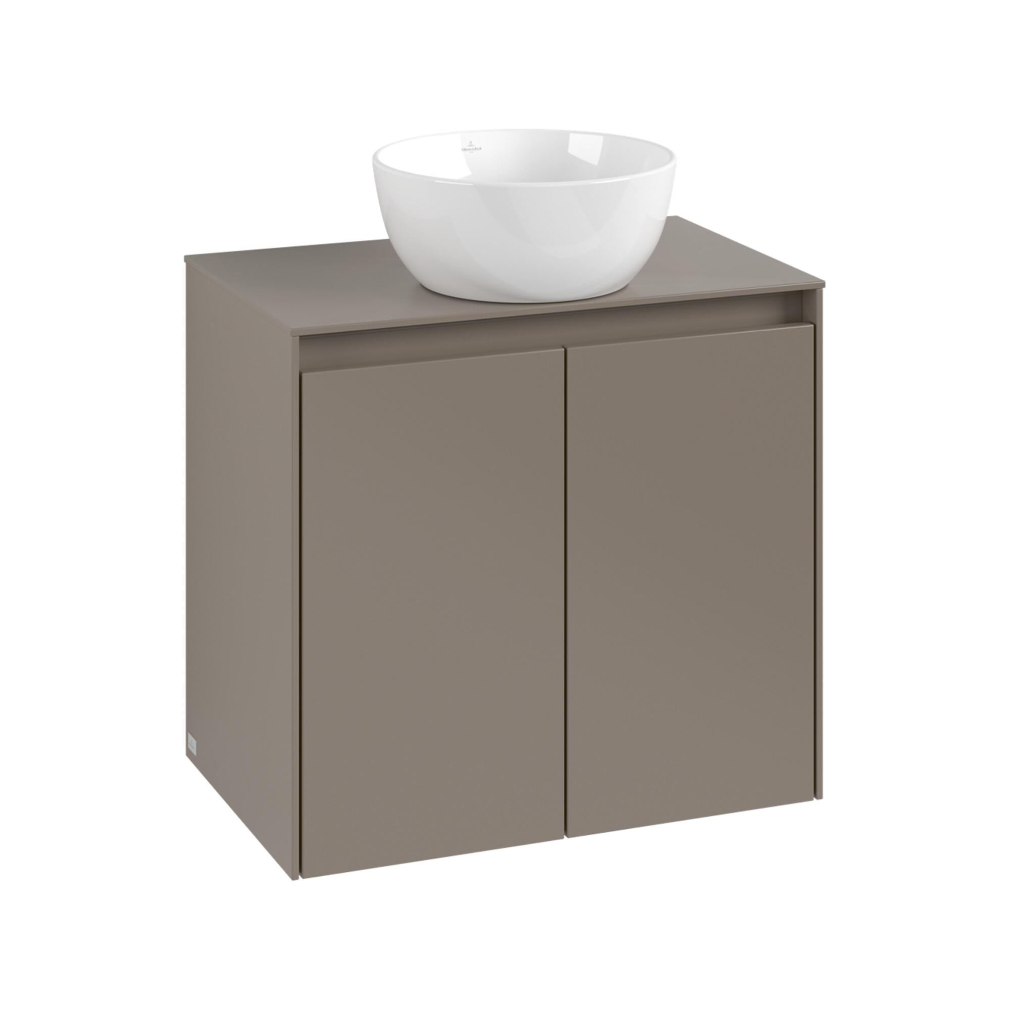 V&B Waschtischunterschrank Collaro 60X54,8X38Cm, Wt Mittig, Volcano Black ; Villeroy & Boch (C15000VL)