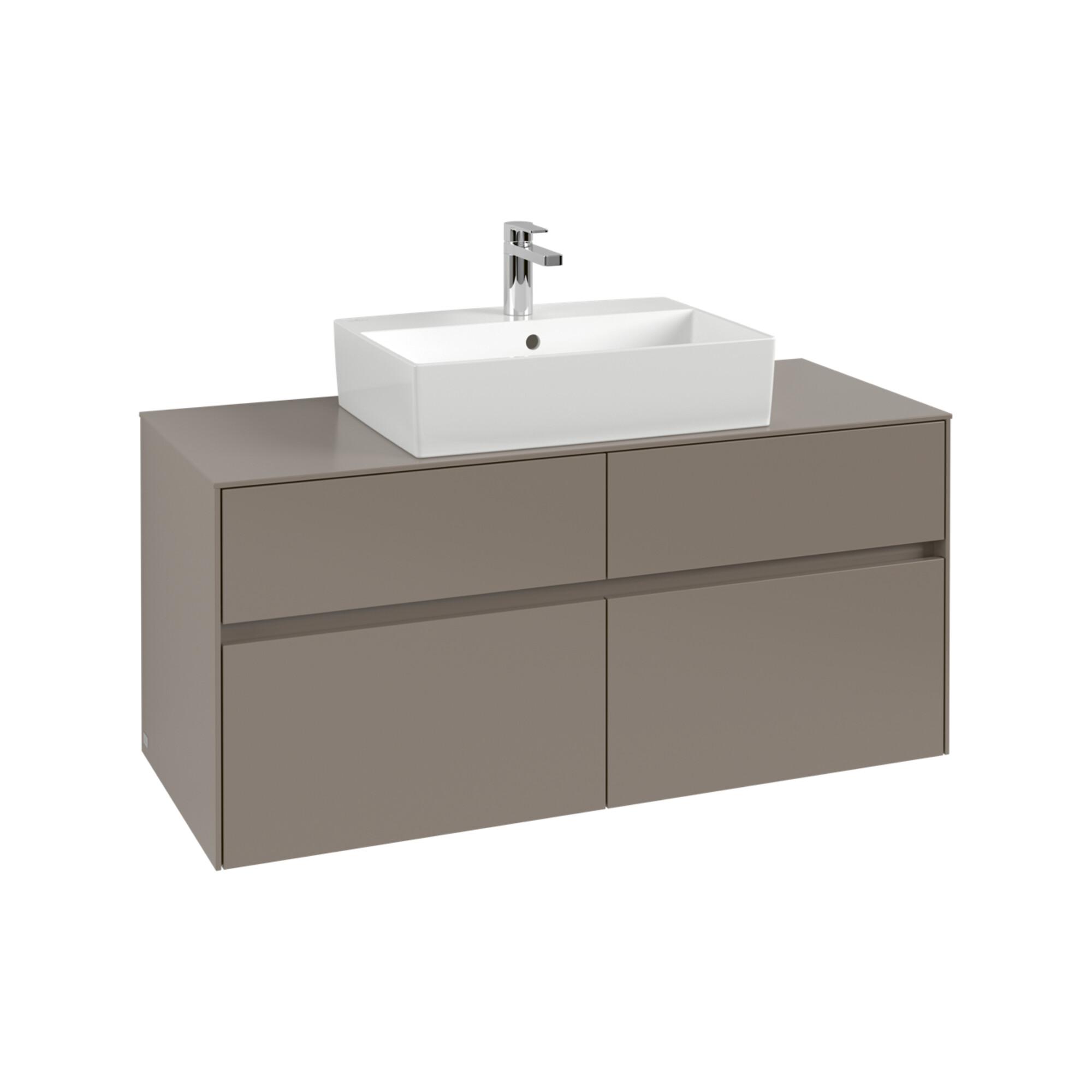 V&B Waschtischunterschrank Collaro 120X54,8X50Cm, Wt Mi, Led 8,8 W, Mar Bl. ; Villeroy & Boch (C128B0VQ)