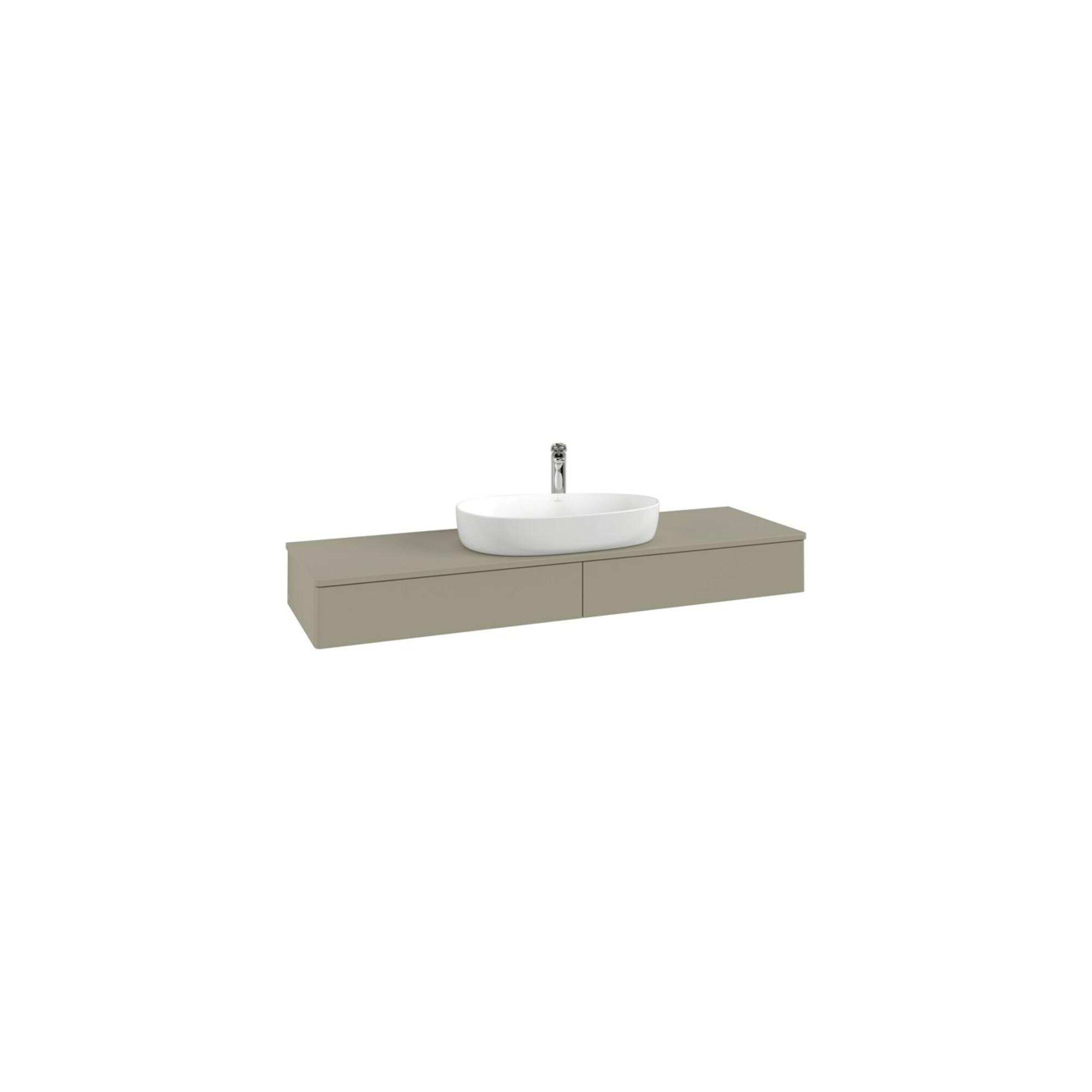 V&B Waschtischunterschrank Mit Frontstruktur Antao 160X50Cm, Hl, Wbp Lac, Md Bl. M Lac ; Villeroy & Boch (K14150HG)
