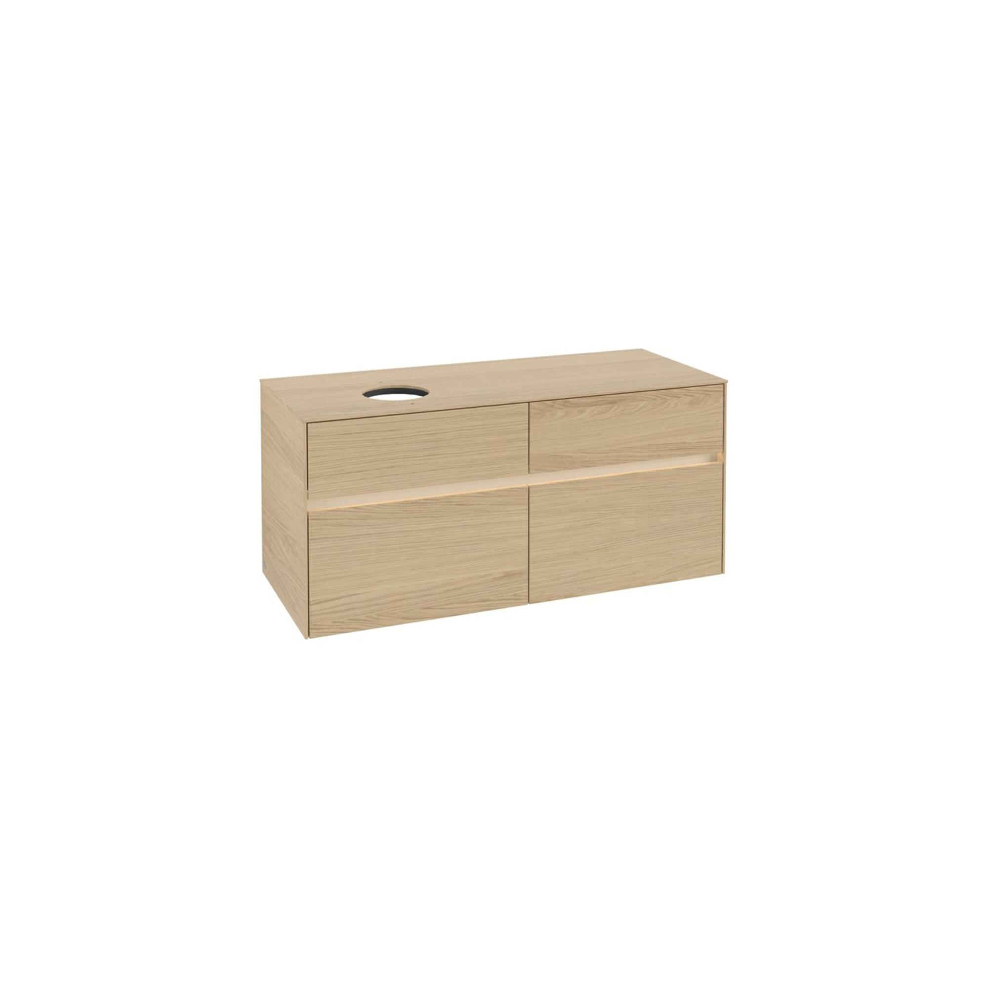 V&B Waschtischunterschrank Collaro 120X54,8X50Cm, Wt L, Led 8,8 W, Nord Oa ; Villeroy & Boch (C042B0VJ)
