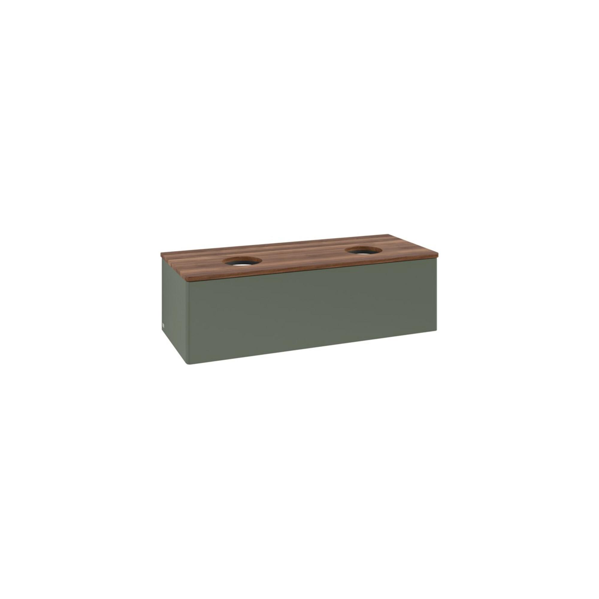 V&B Waschtischunterschrank Ohne Frontstruktur, Mit Beleuchtung Antao 120X36X50Cm, Wbp W. Wal, Lea Gre. M Lac ; Villeroy & Boch (L35012HL)