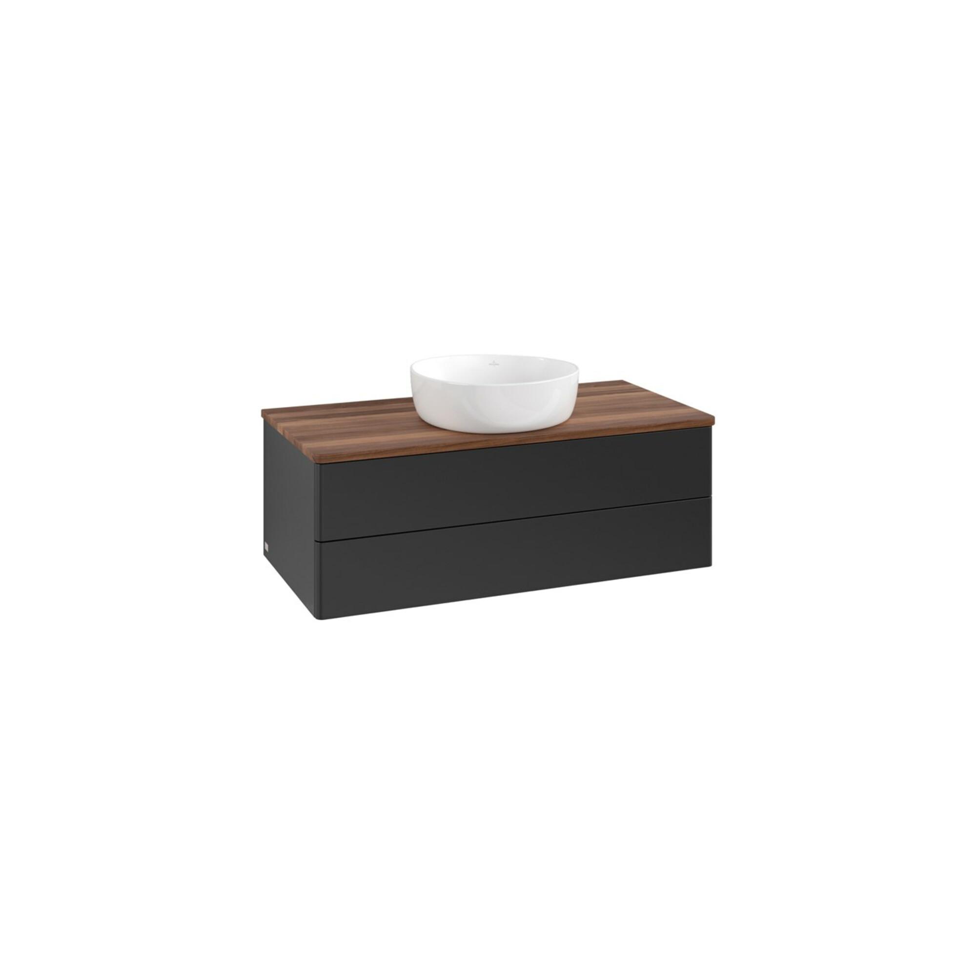 V&B Waschtischunterschrank Ohne Frontstruktur -Beleuchtung Antao 100X36X50Cm, Wbp-Farbe W. Wal, Bla M Lac ; Villeroy & Boch (L20012PD)