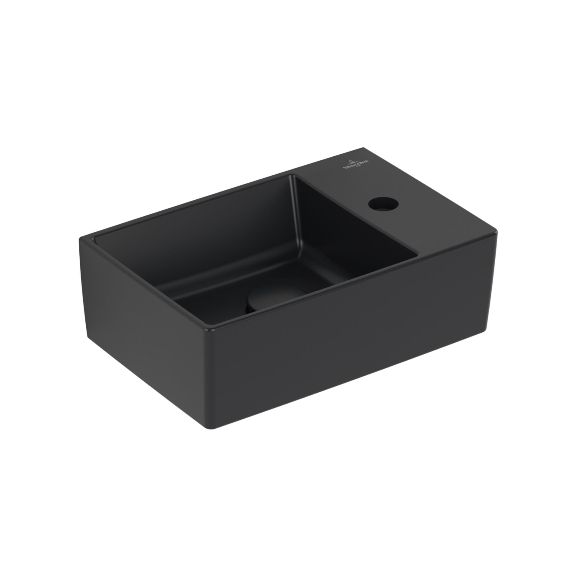 V&B Handwaschbecken Memento 2.0 40X26Cm, M Hahnl., O. ÜL, P Black C-Plus ; Villeroy & Boch (432340R7)