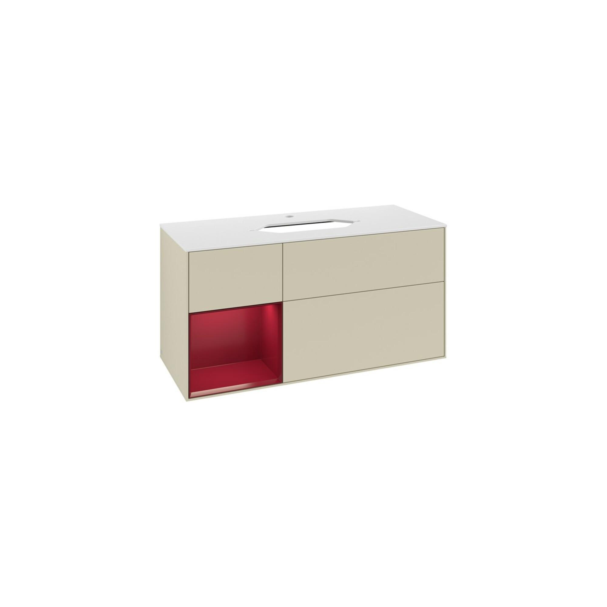 V&B Waschtischunterschrank Finion 120Cm, Pl Wh. M, Reg Li Peo, Si Gr M Lac ; Villeroy & Boch (F291HBHJ)