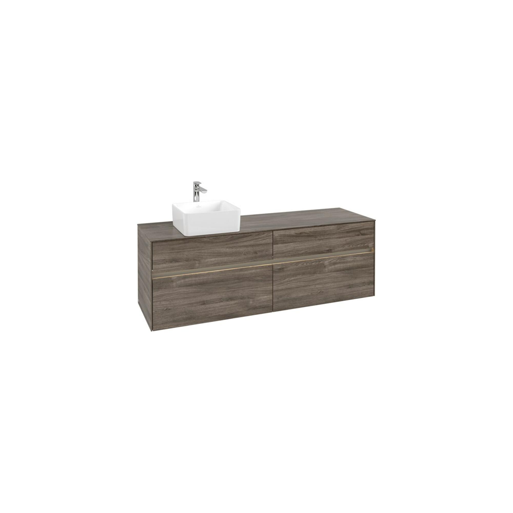 V&B Waschtischunterschrank Collaro 160X54,8X50Cm, Wt L, Led 12W, St. Oa ; Villeroy & Boch (C050B0RK)