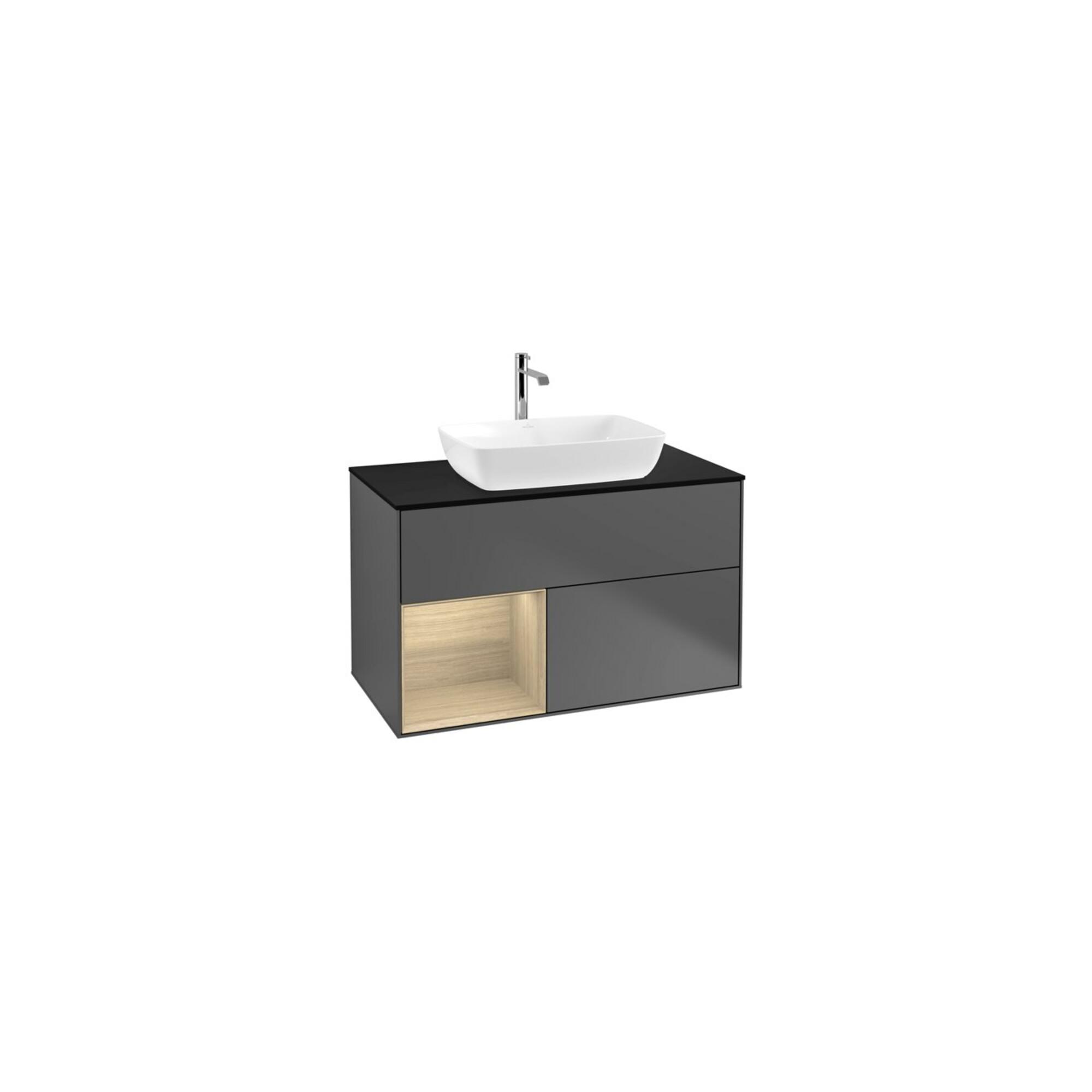 V&B Waschtischunterschrank Finion 100, Pl Bla M, Reg Oa Ven, Anthrac. M ; Villeroy & Boch (F772PCGK)