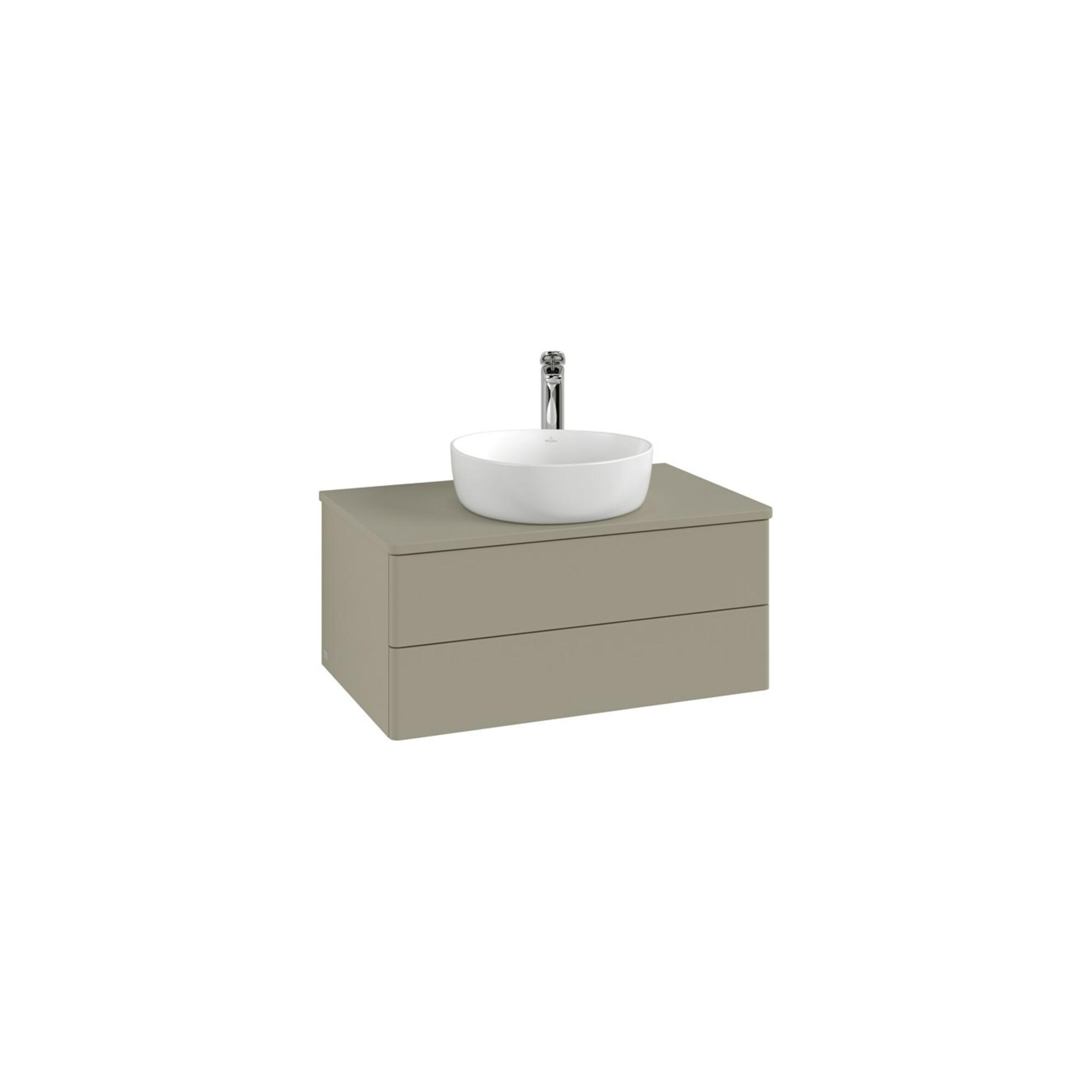 V&B Waschtischunterschrank Ohne Frontstruktur Antao 80X36X50Cm, Hl, Wbp-Farbe Lac, Bla M Lac ; Villeroy & Boch (K19050PD)