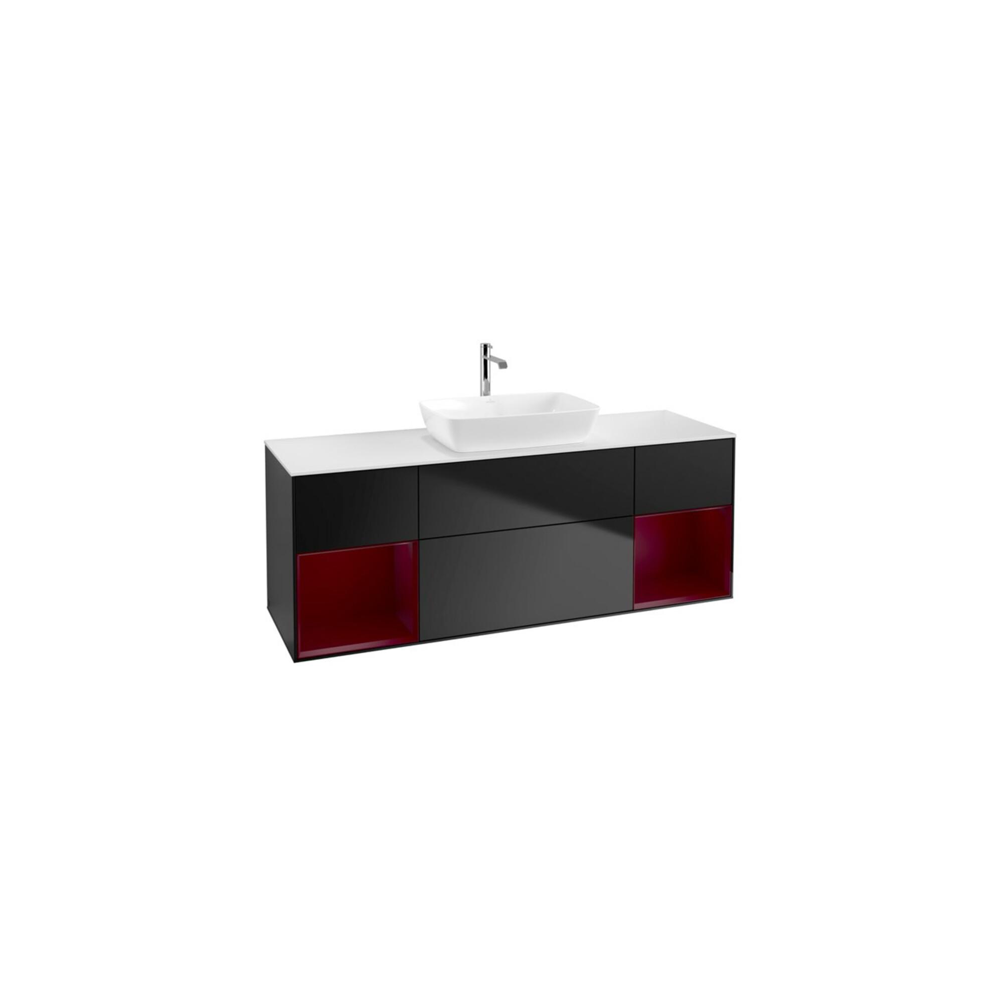 V&B Waschtischunterschrank Finion 160Cm, Pl W M, Reg Peo M Lac, Bla M Lac ; Villeroy & Boch (F861HBPD)