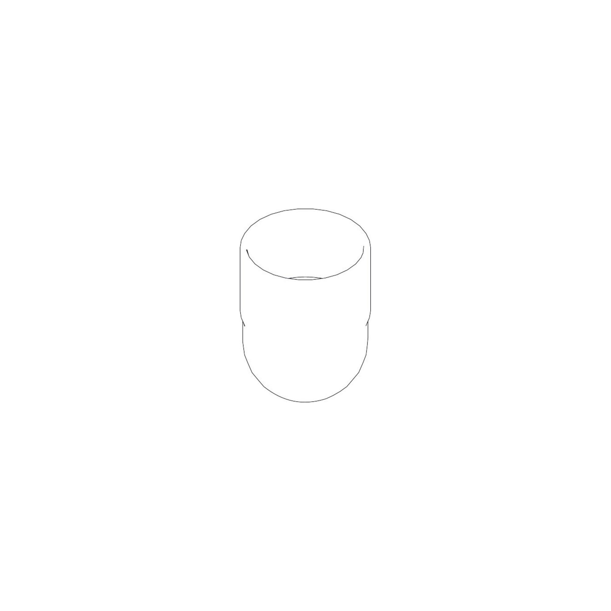 Hansgrohe Becher Axor Logo Einzeln, Kunststoff (40935000)