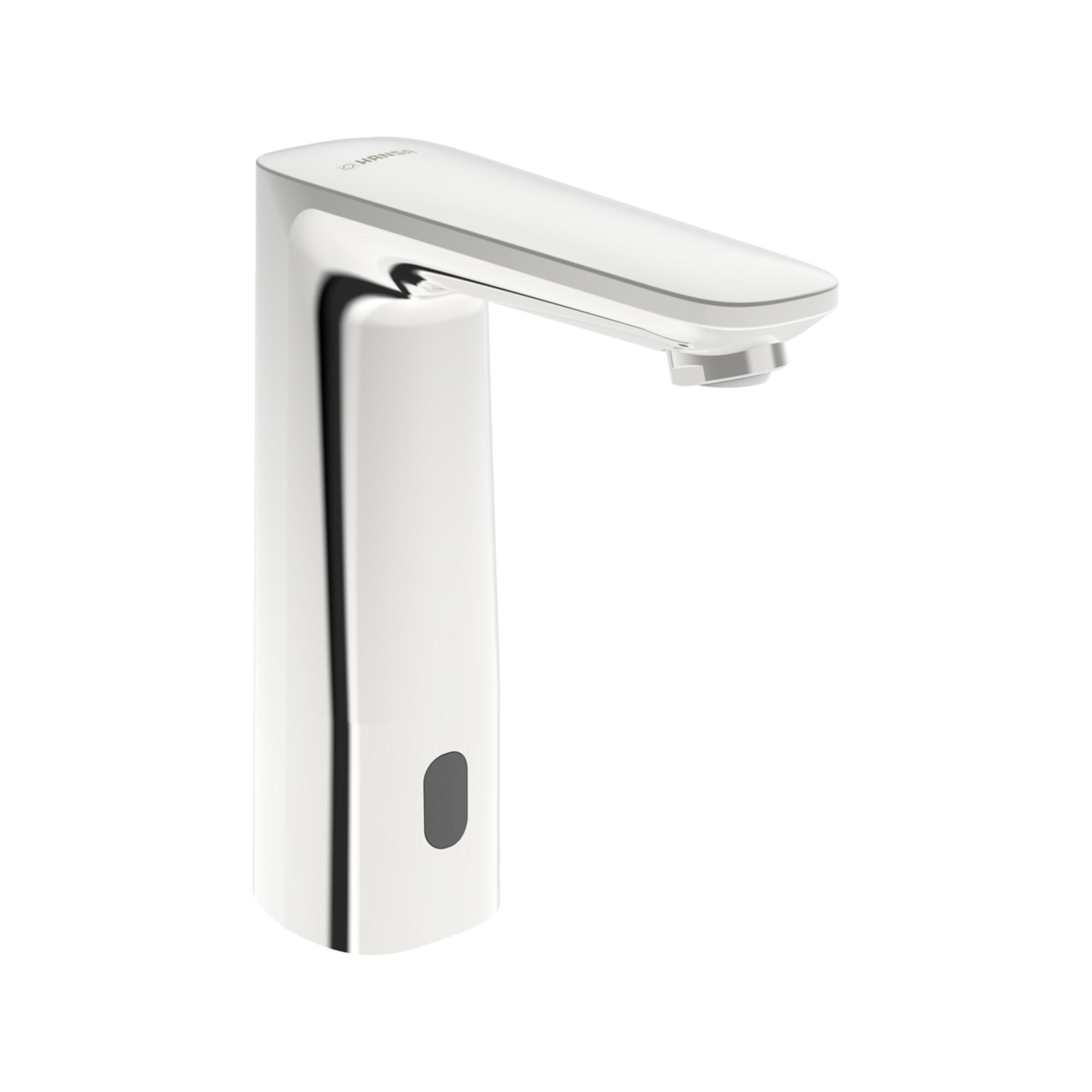 Hansa Infrarot-Waschtisch-Armatur Hansaelectra Chrom, Netzbetrieb, Ausladung 118Mm (93012009)