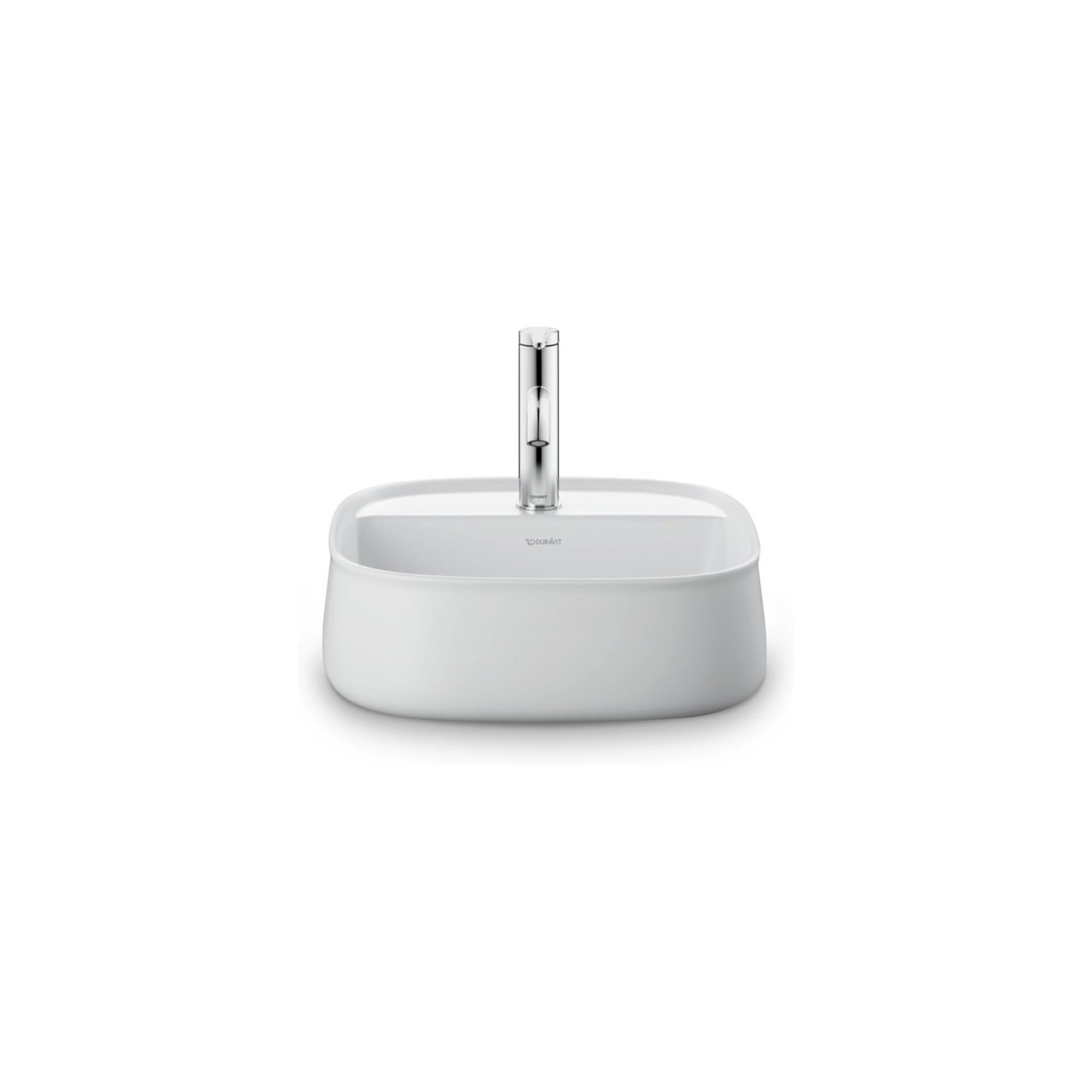 Duravit Aufsatzbecken Zencha 42X42Cm, M L, Hlb, O Ü, Gs, We S-Matt (2374423271)