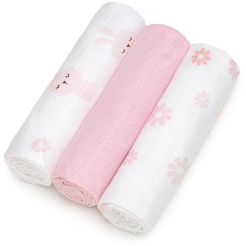 T-TOMI TETRA Cloth Diapers HIGH QUALITY stoffen luiers Bunnies 70x70 cm 3 st