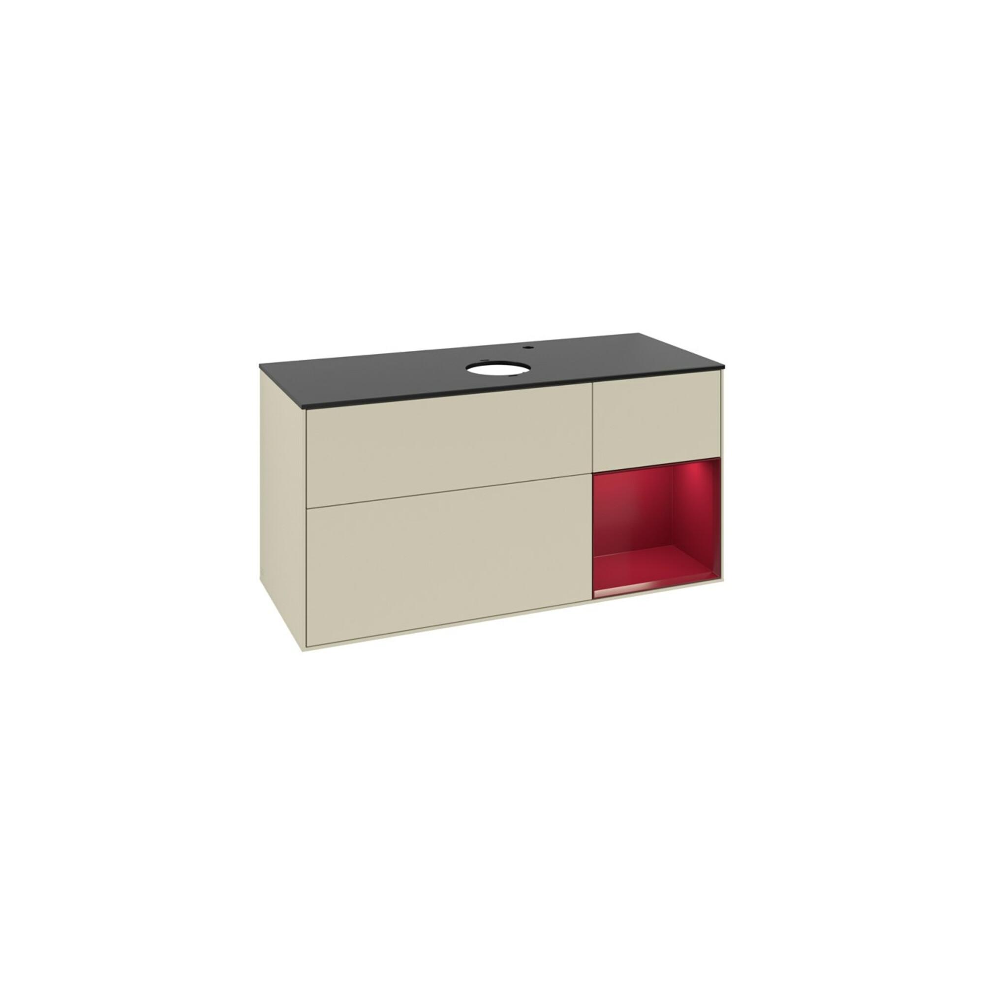 V&B Waschtischunterschrank Finion 120Cm, Pl B M, Rg Peo M Lac, Si Gr M Lac ; Villeroy & Boch (F952HBHJ)